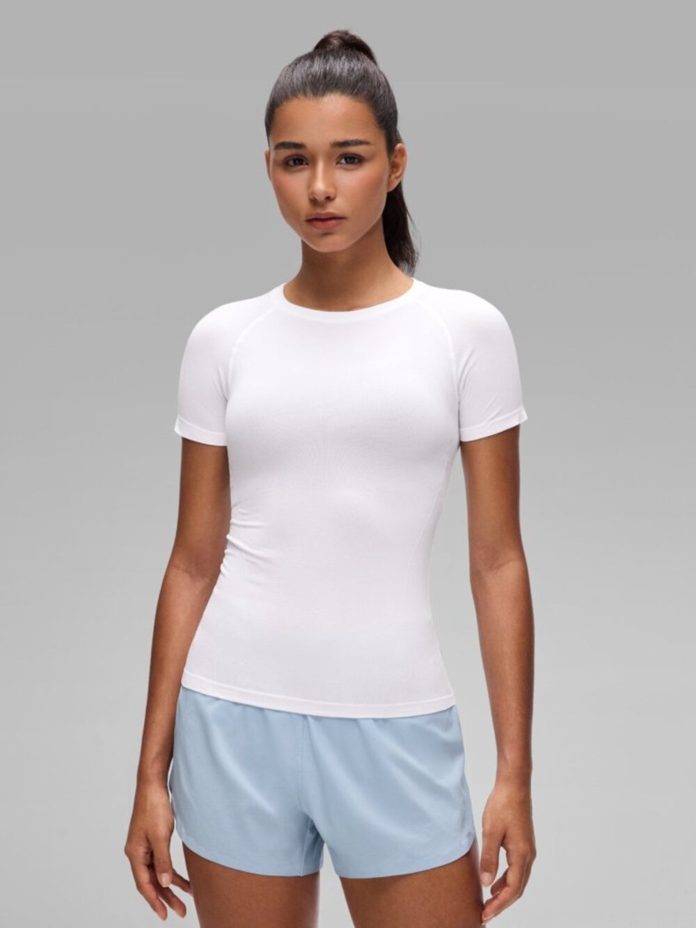 Flex Seamless Fitted Crewneck Short Sleeve